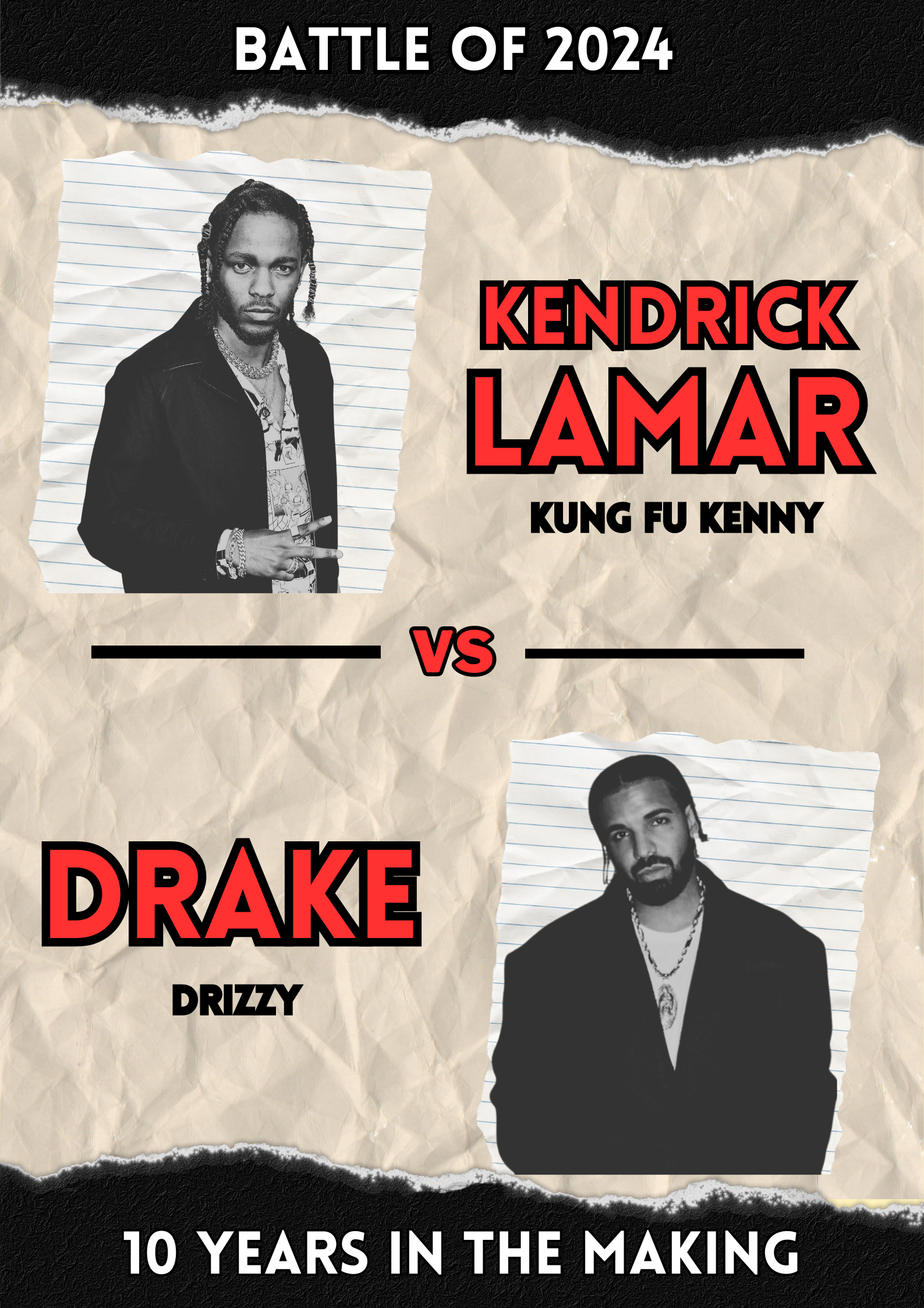Kendrick Lamar Vs Drake | Rap Battles — ArdyReviews